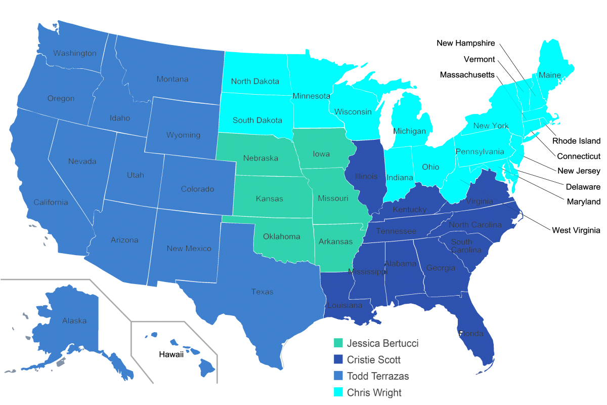 Funding US Map 2020 FM color-coded